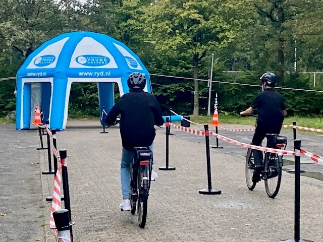 Uitdagend E-bike parcours voor leerlingen